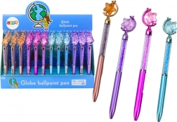 Penna a sfera con stellina, inchiostro blu 0,7 mm – mix di colori