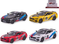 Modello in metallo dell’auto BMW M8 Competition Coupé 1:38 con trazione a retrocarica
