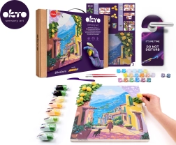 Pittura con i numeri e modellazione 3D – quadro Lemon Weekend 30 × 40 cm