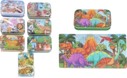 Puzzle 60 pezzi in scatola di latta