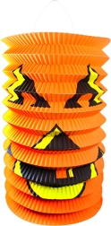 Lanterna di Halloween zucca 15 cm
