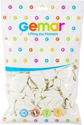 Palloncini bianchi pastello 26 cm GODAN (100 pz)