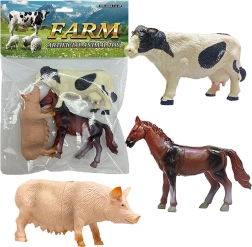 Set di statuine di animali da fattoria (3 pz)