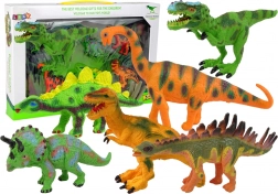 Set di Figurine di Dinosauri 6 Pezzi Accessori