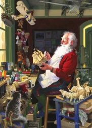 Puzzle Officina di Babbo Natale 500 pezzi Cobble Hill