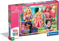 Puzzle 104 pezzi Disney Principesse Clementoni