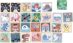 Vilac Domino legno con illustrazioni di Michelle Carlslund