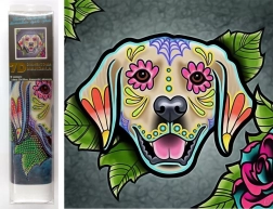 Pittura diamante 7D labrador 30 × 30 cm