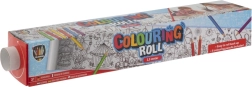 Rotolo da colorare con disegni prestampati e pastelli