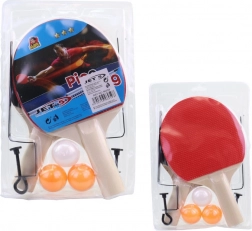 Set da ping pong con 3 palline e rete