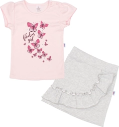 Maglietta neonata con gonnellina New Baby Butterflies 68 (4–6 mesi)