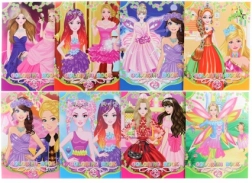 Album da colorare per ragazze – quaderno con 16 fogli