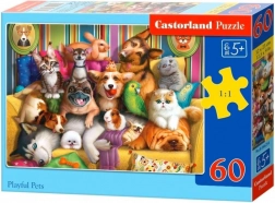 Puzzle 60 pezzi Animaletti allegri CASTORLAND