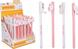 penna cancellabile 0,5 mm con motivo gattino