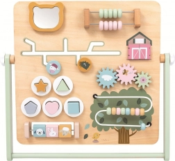 Tavola attività in legno fattoria per bambini 2+