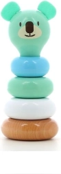 Torre da impilare in legno a forma di Koala