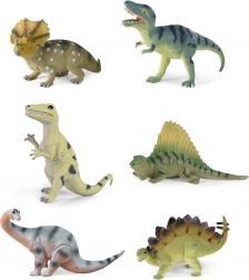 Set di dinosauri 6 specie 20–23 cm - 1 pezzo