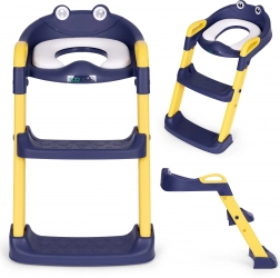 Sedile WC per bambini con scaletta blu ECOTOYS