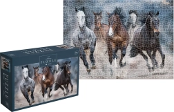 Puzzle Wild Horses: cavalli al galoppo 1000 pezzi