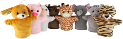 Burattino in peluche a forma di animaletto 24 cm