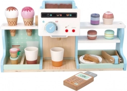 Gelateria e caffetteria in legno per bambini