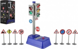 Semaforo per bambini con segnaletica ed effetti