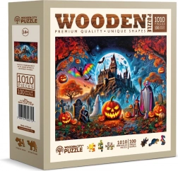 Wooden City puzzle in legno Zucca di Halloween, 1010 pezzi
