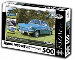 Puzzle RETRO-AUTA Škoda 1000 MB 1966 – 500 pezzi