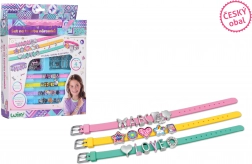 Creazione di braccialetti con lettere – confezione in ceco