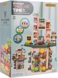 Supermercato per bambini con funzione di luci e suoni + accessori