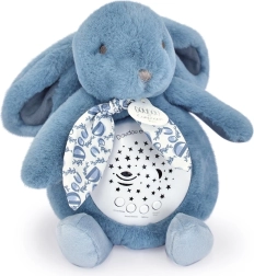 Carillon Doudou con proiezione Coniglietto Blu