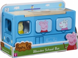 Puzzle in legno a incastri Autobus scolastico PEPPA PIG