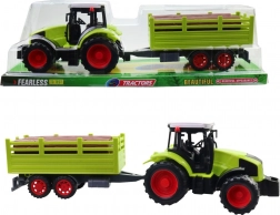 Trattore con rimorchio a inerzia per bambini