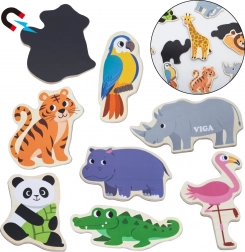 Viga magneti in legno – animali selvatici, 20 pz