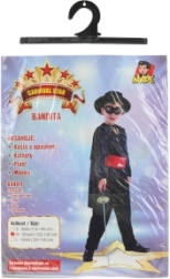 Costume di carnevale da bandito per bambini, taglia 120–130 cm