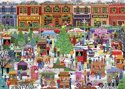 Puzzle Mercatino di Kris Kringle 1000 pezzi