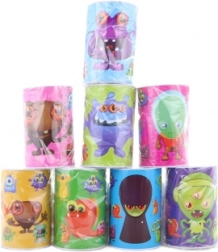 Salvadanaio in metallo mostriciattoli