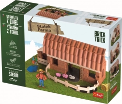 Trefl Brick Trick Fattoria XL – set da costruzione con veri mattoni