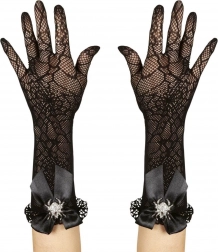 Scaldamuscoli per le braccia con motivo a ragnatele