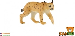 Lince europeo figurina in plastica 9 cm