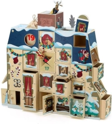 Calendario dell'avvento casetta in legno Vilac