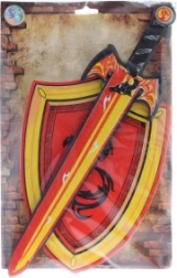 Spada e scudo in schiuma per bambini