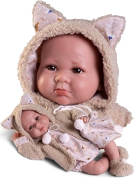 Bambola realistica neonato Antonio Juan Luca con corpo morbido 42 cm