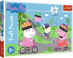 Puzzle MAXI 24 pezzi – giornata attiva con PEPPA