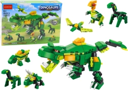 Blocchi da costruzione dinosauri 6 in 1 Set DIY Dinosaur 160 pezzi.