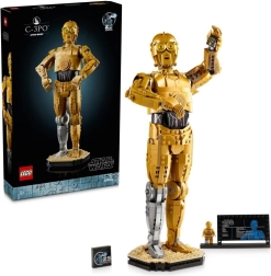 lego star wars c-3po – statuetta da collezione da esporre