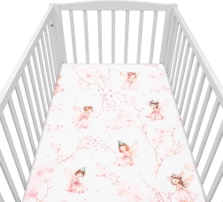 Lenzuolo in cotone per lettino NEW BABY Fate 120×60 cm