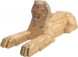 Modello 3D in metallo Grande Sfinge di Giza