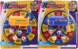 Bersaglio con palline e pistola per bambini
