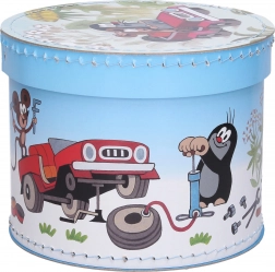 Scatola rotonda con motivo Krtek 20 cm